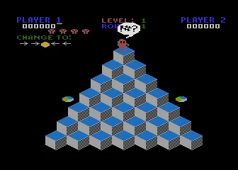 Q*bert screenshot