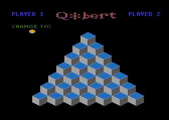 Q*bert title screen