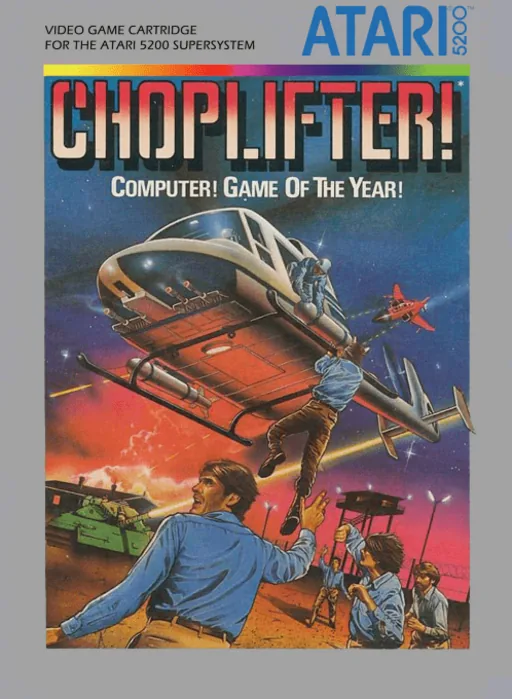 Choplifter! cover art for Atari 5200