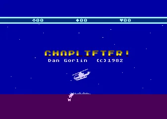Choplifter! title screen