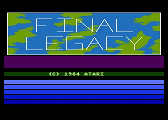 Final Legacy title screen