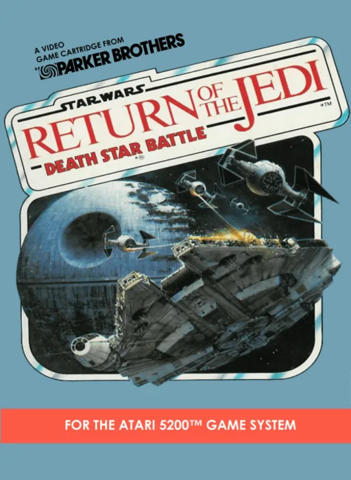 Star Wars: Return of the Jedi: Death Star Battle cover art for Atari 5200