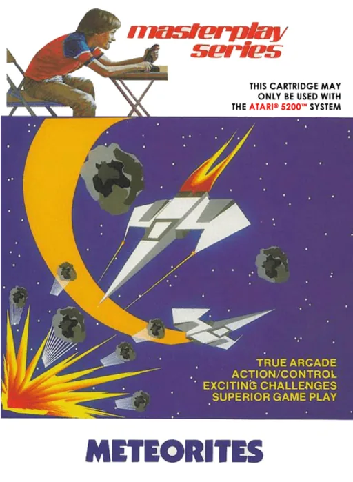 Meteorites cover art for Atari 5200