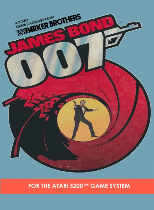 James Bond 007 cover art for Atari 5200
