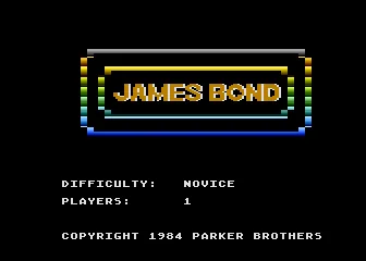 James Bond 007 title screen