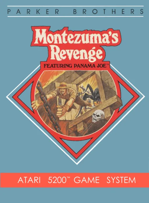 Montezuma's Revenge cover art for Atari 5200