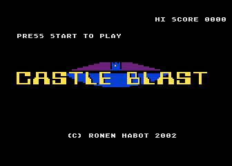 Castle Blast title screen