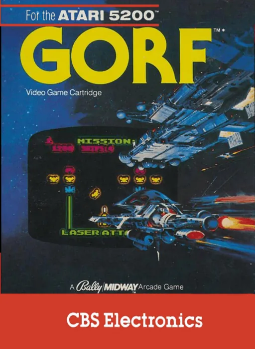 Gorf cover art for Atari 5200