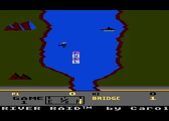 River Raid title screen