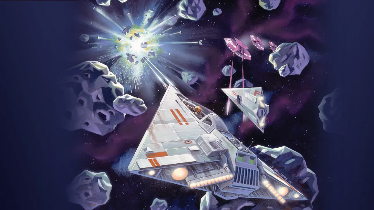 Backdrop artwork for Asteroids