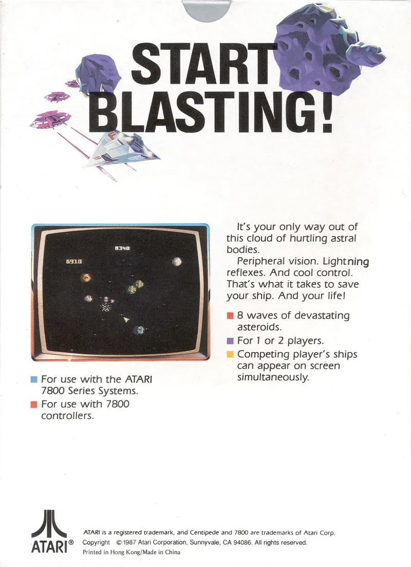 Asteroids box back