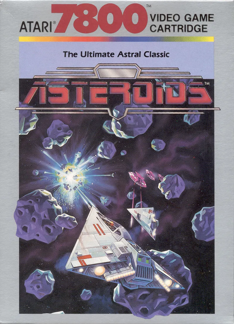 Asteroids box art