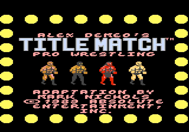Title Match Pro Wrestling screenshot