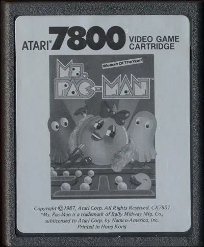 Ms. Pac-Man cart