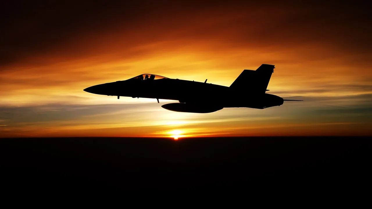 Backdrop artwork for F-18 Hornet