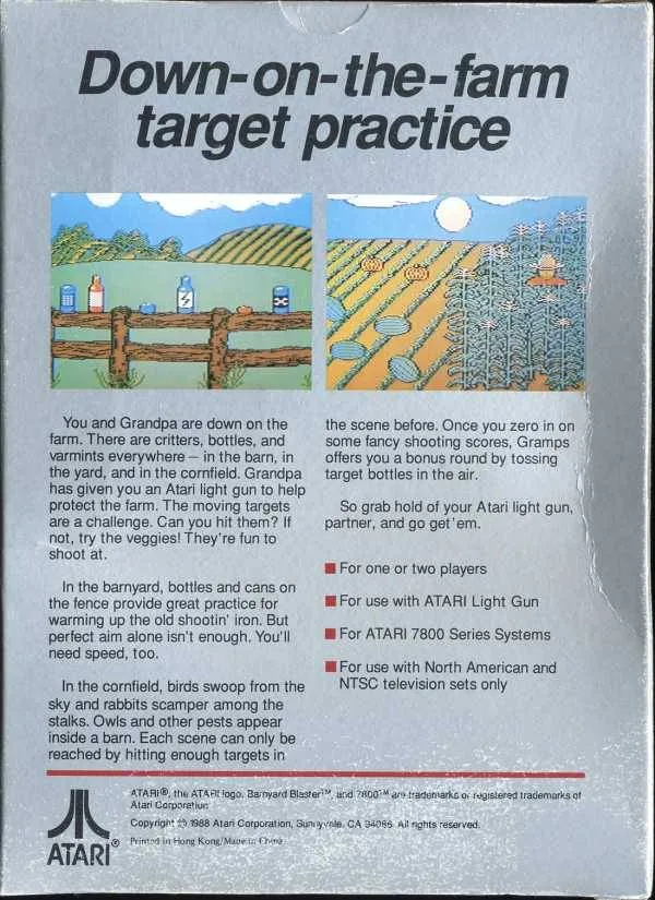 Barnyard Blaster box back
