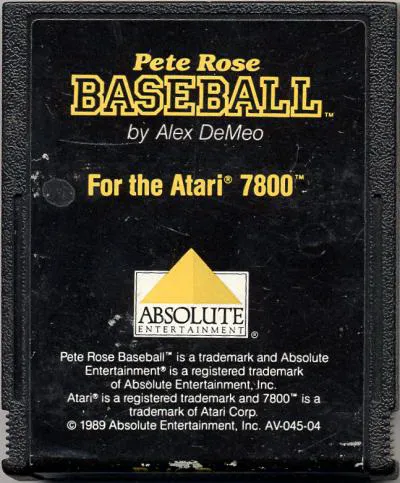 Pete Rose Baseball cart