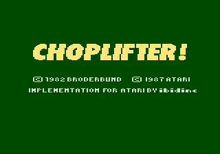 Choplifter! screenshot