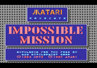 Impossible Mission screenshot