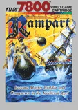Rampart cover art for Atari 7800