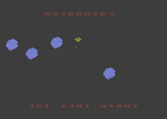 Asteroids screenshot