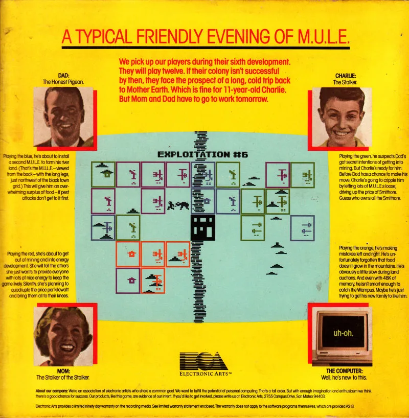 M.U.L.E. box back
