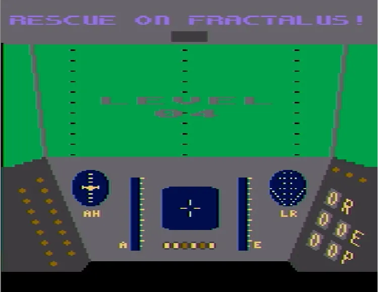 Rescue on Fractalus screenshot