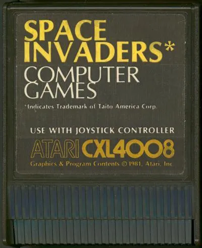 Space Invaders cart