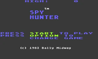 Backdrop artwork for Spy Hunter