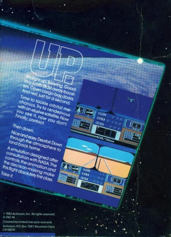 Space Shuttle: A Journey into Space box back