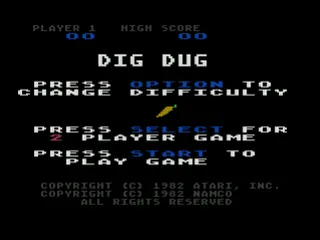 Dig Dug screenshot