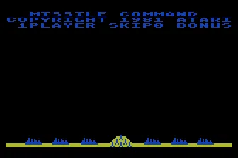 Missile Command screenshot