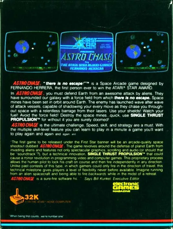 Astro Chase box back