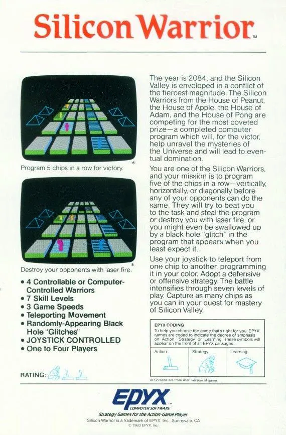 Silicon Warrior box back
