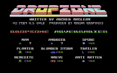 Backdrop artwork for Dropzone