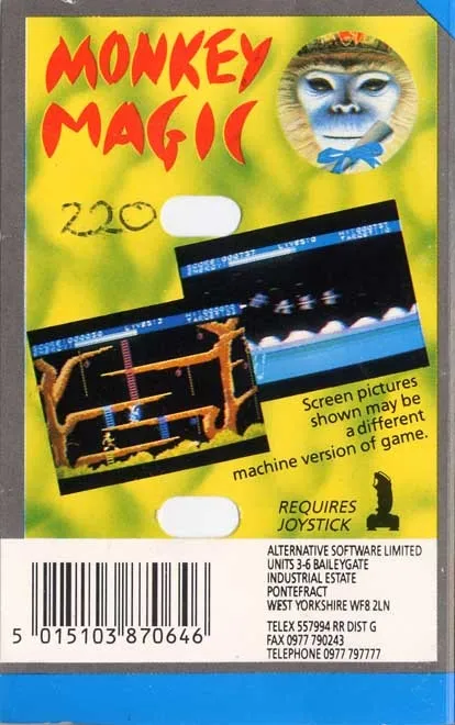 Monkey Magic box back