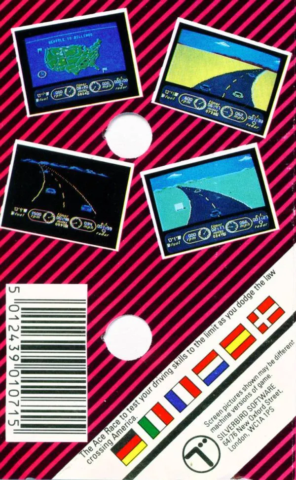 American Road Race box back