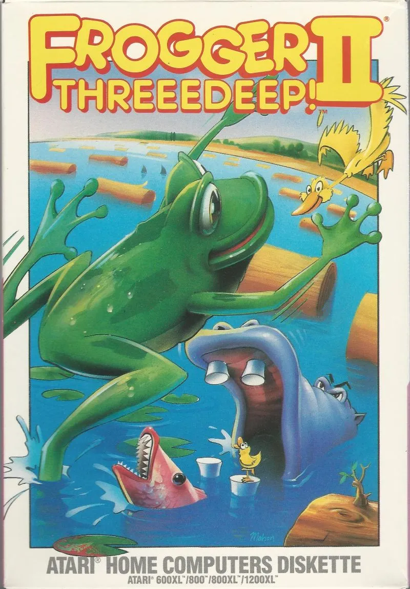 Frogger II: Threeedeep! box art