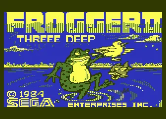 Backdrop artwork for Frogger II: Threeedeep!