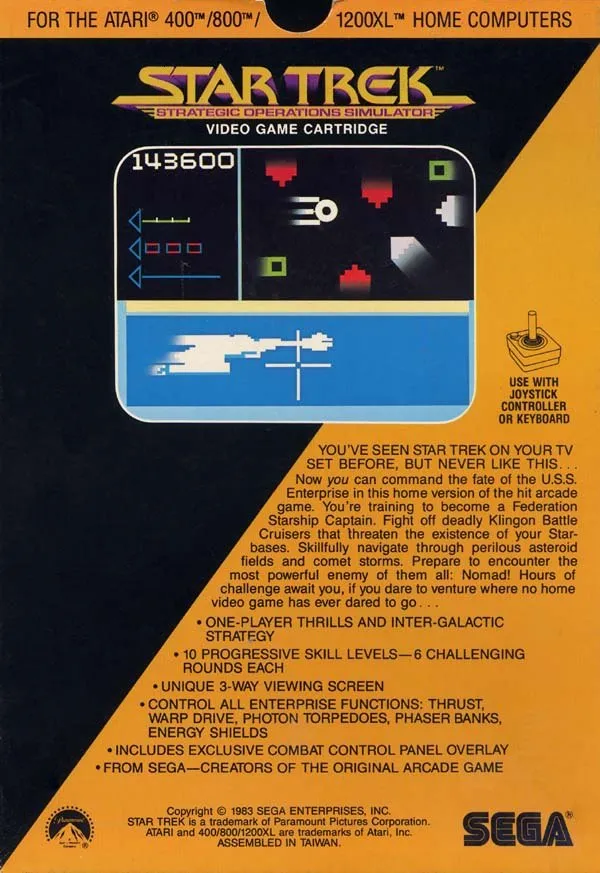 Star Trek: Strategic Operations Simulator box back