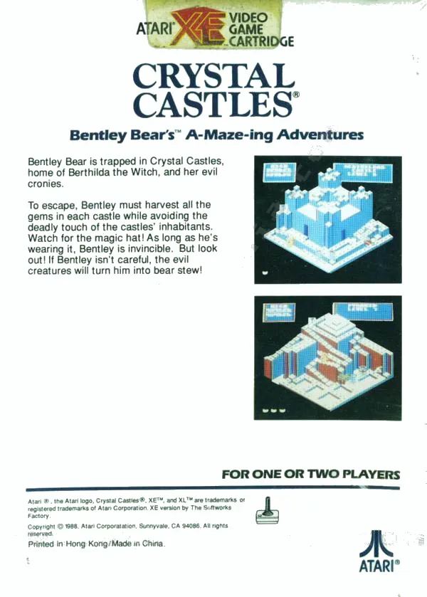 Crystal Castles box back