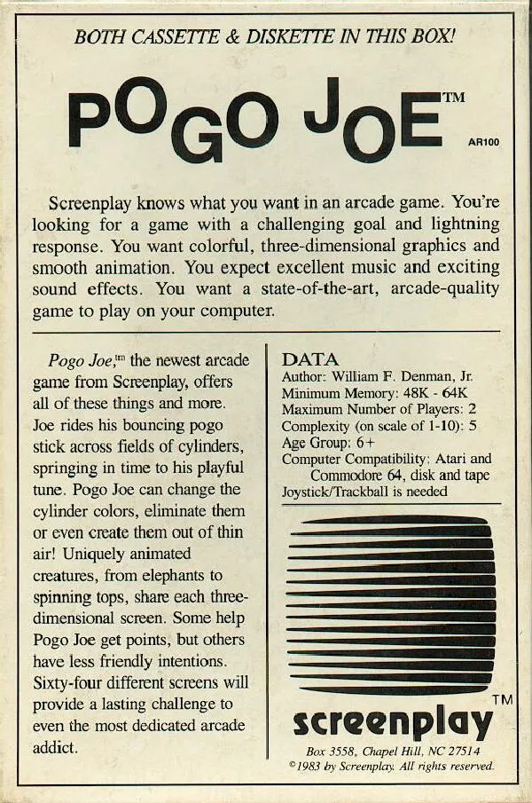 Pogo Joe box back