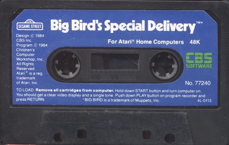 Big Bird's Special Delivery cart