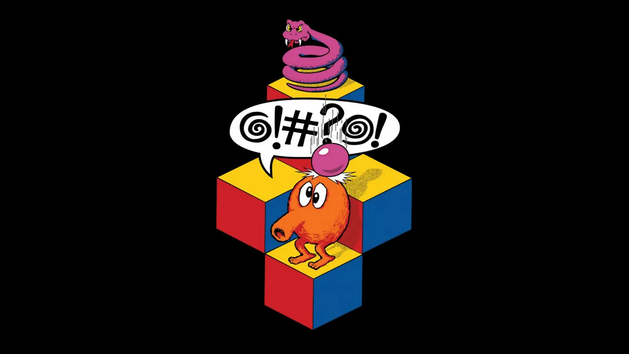 Backdrop artwork for Q-bert