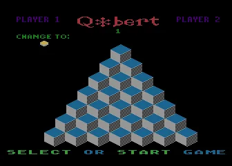 Q-bert screenshot