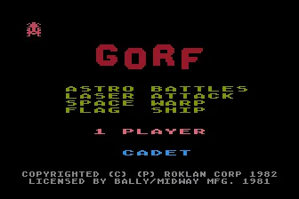 Backdrop artwork for Gorf
