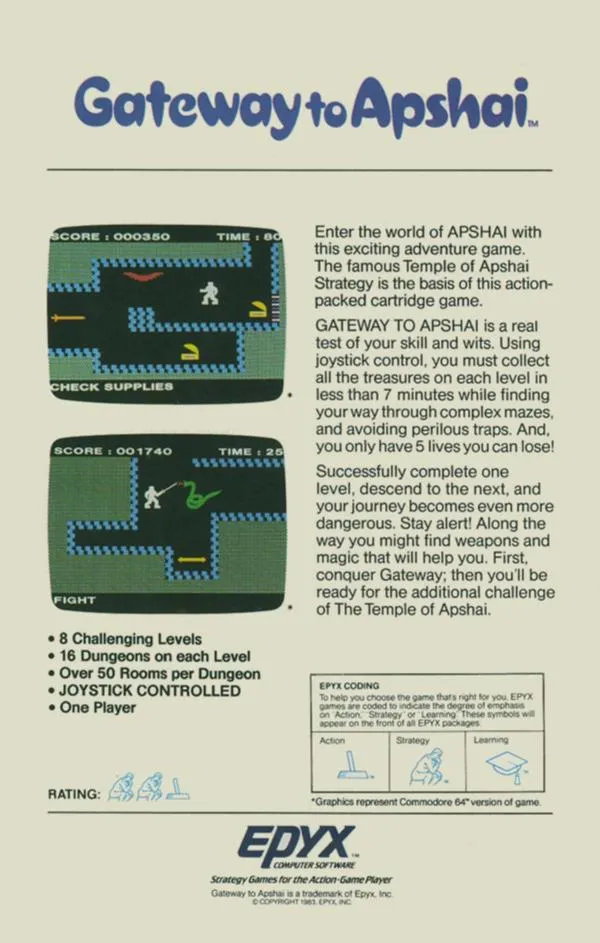 Gateway to Apshai box back
