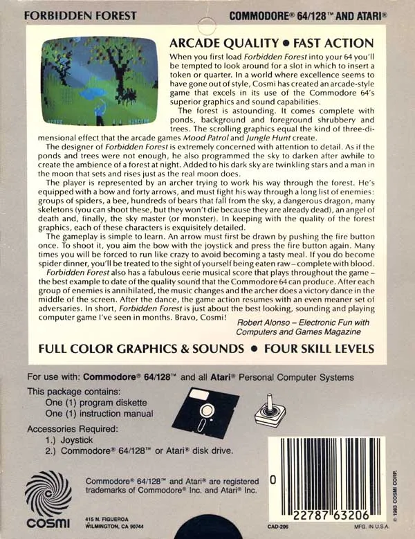 Forbidden Forest box back