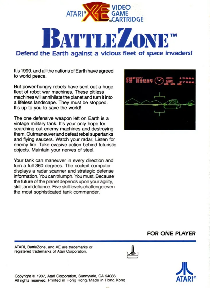 Battlezone box back