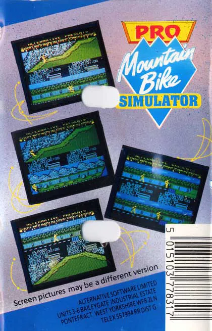 Pro Mountain Bike Simulator box back